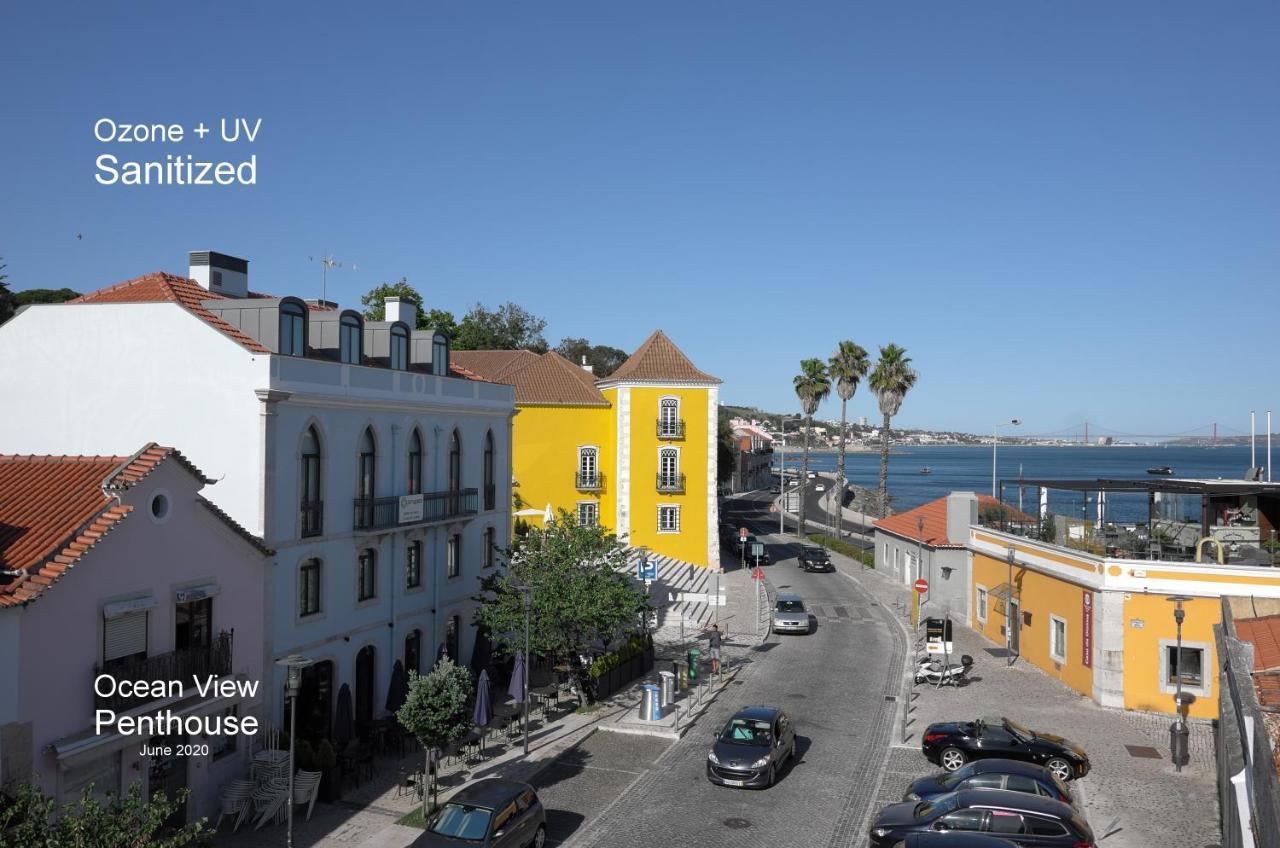 Appartamento Ocean View Penthouse Paço de Arcos Esterno foto
